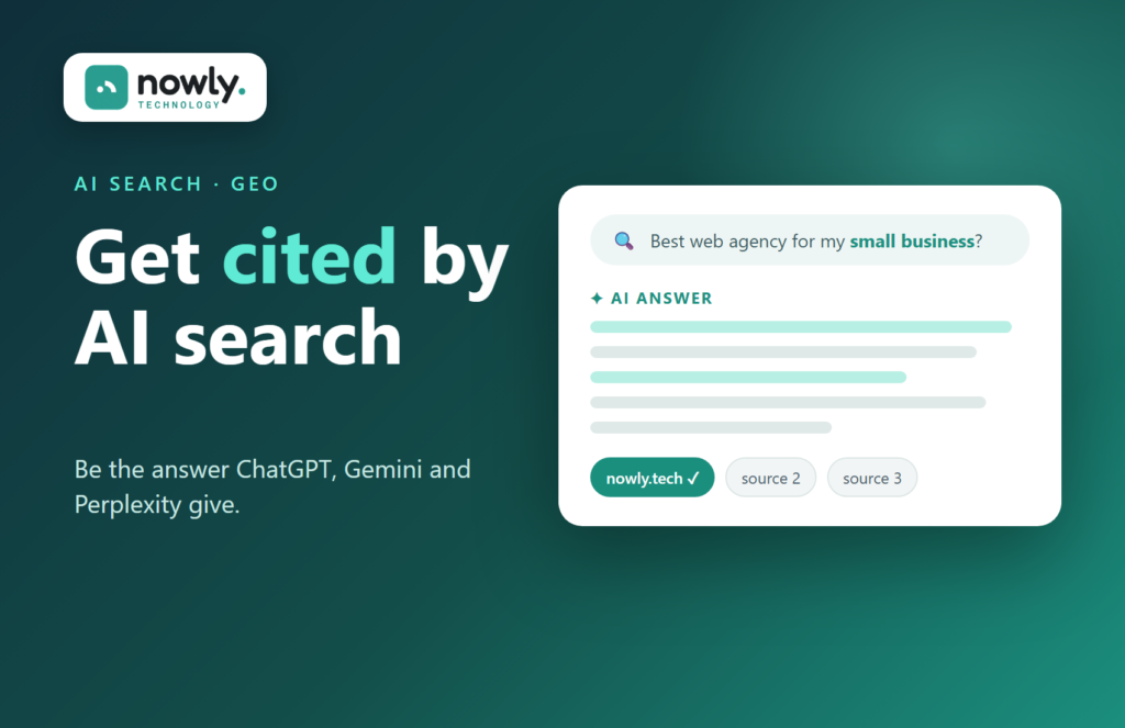 AI search answer citing nowly.tech as a source